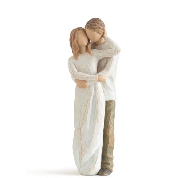 Willow Tree Other - Willow Tree Loving Couple Sculpture - Cream and Brown